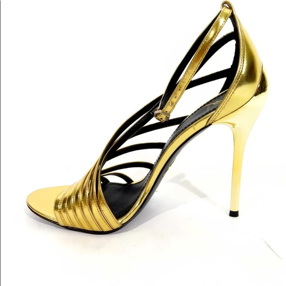 Brian Atwood
LESINA GOLD STRAPPY SANDALS - Picture 5 of 6